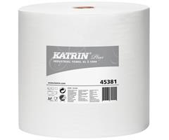 766089 Katrin 45381 Industrit&#248;rk Katrin Plus XL2 380m 2 lags hvitt industrit&#248;rkepapir